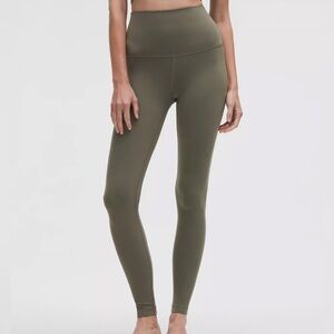 Lululemon Align High Waisted Olive Leggings